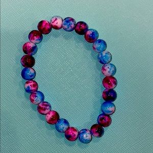 Handmade! Tie dye look bracelet!